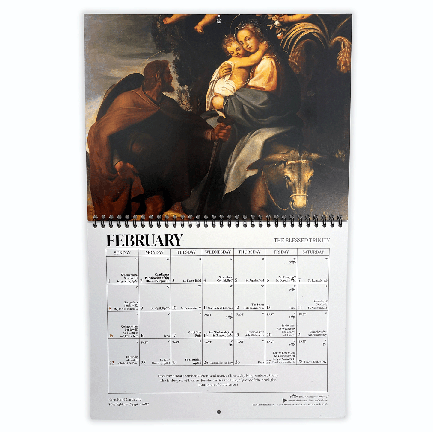 2026 Traditional Catholic Wall Calendar | pre-1955 & 1962 Feasts (Marian Version)