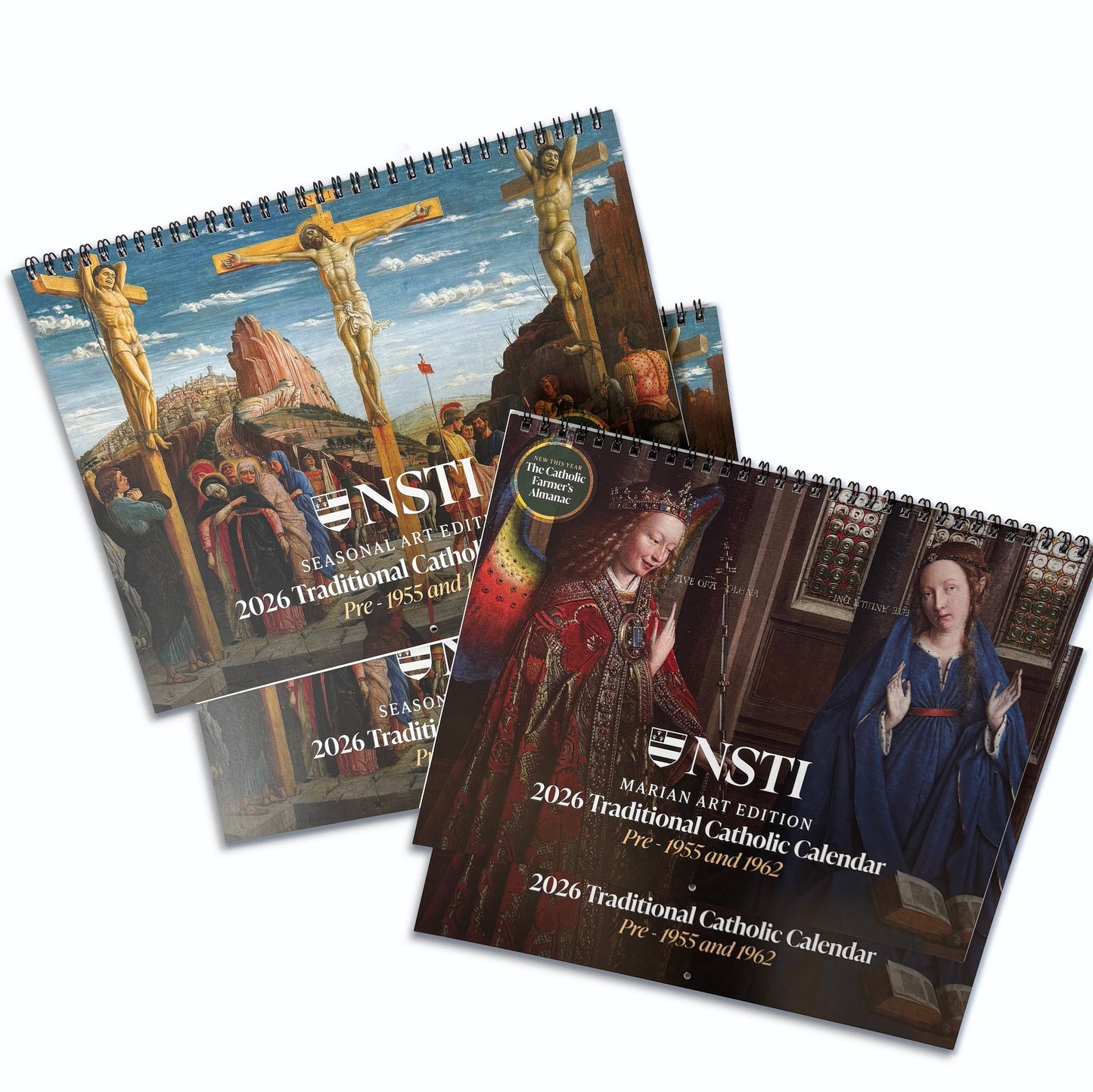 2026 Traditional Catholic Wall Calendar | pre-1955 & 1962 Feasts (4-Pack)