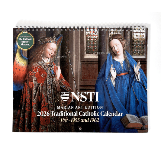 2026 Traditional Catholic Wall Calendar | pre-1955 & 1962 Feasts (Marian Version)