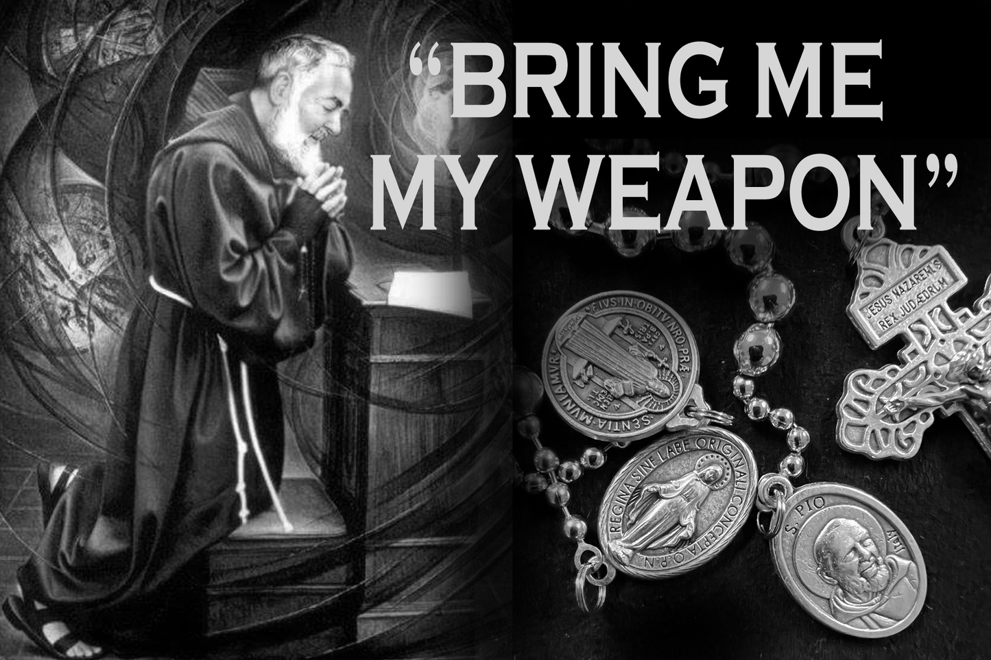 LIMITED EDITION | Padre Pio Combat Rosary