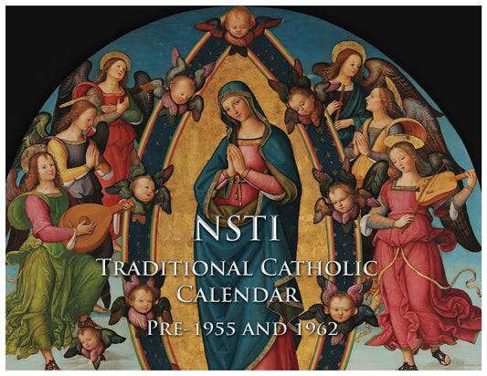 2024 Traditional Catholic Wall Calendar 1945 & 1962 Feasts (BUY 2 & SAVE!)