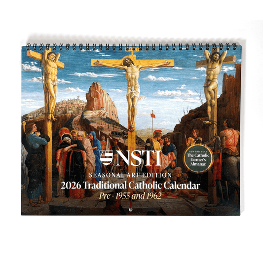 2026 Traditional Catholic Wall Calendar | pre-1955 & 1962 Feasts (Christocentric Version)