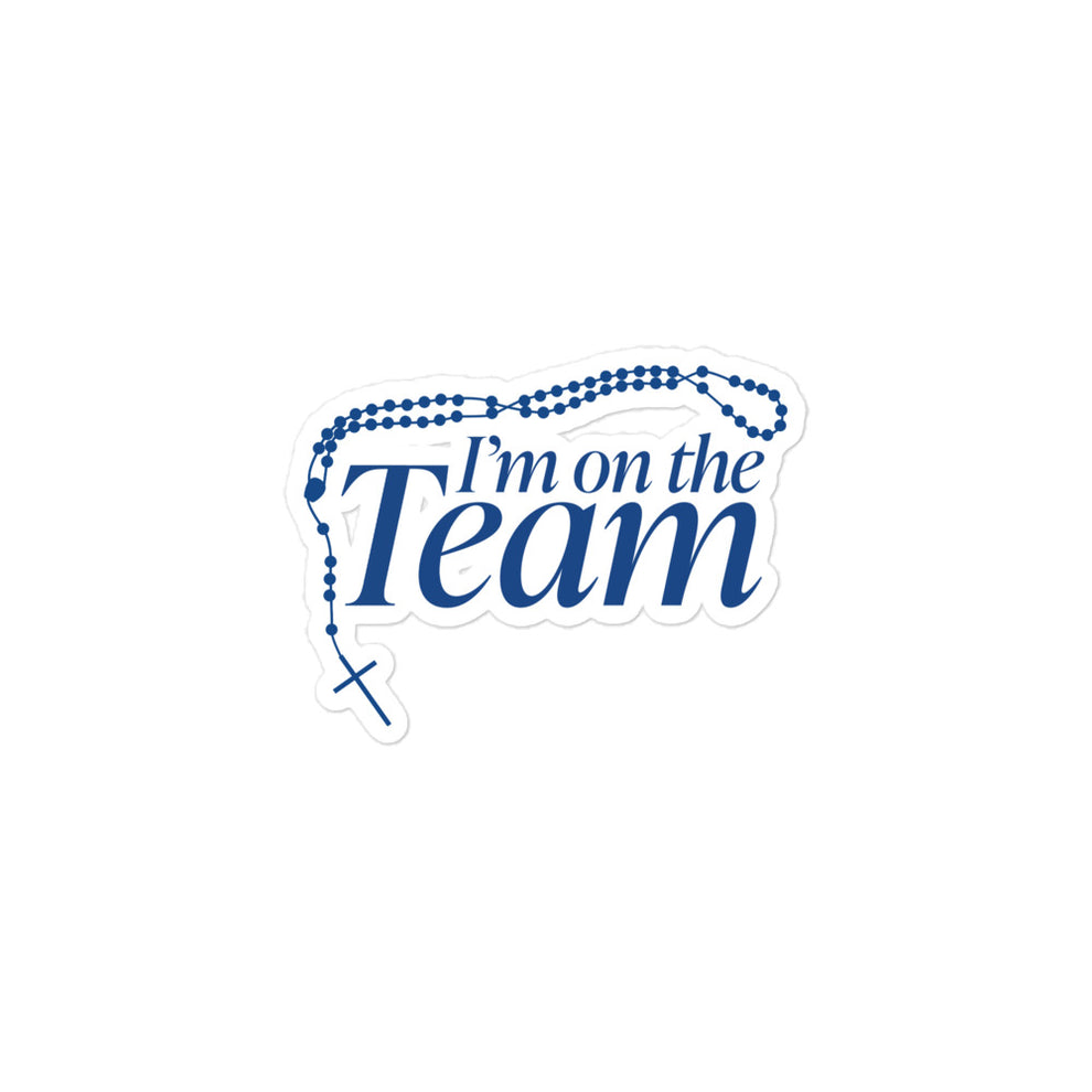 I'm On The Team Sticker – Dr. Taylor Marshall